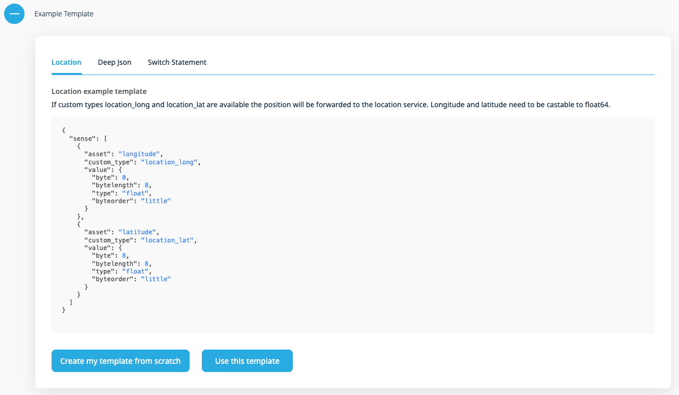 Example templates