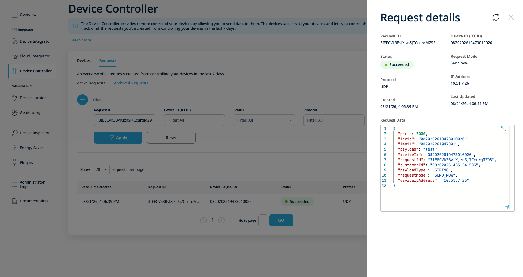 Request details